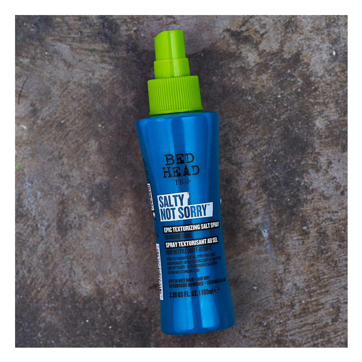 TIGI styled hair with matte finish showing soft, touchable hold