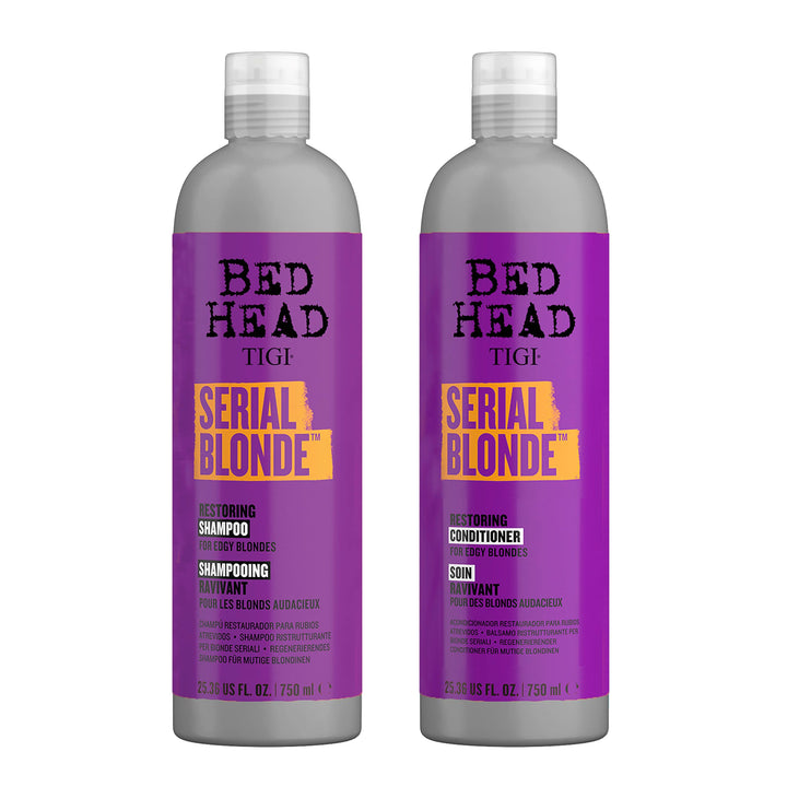 TIGI front packaging showing duo and clear product benefit