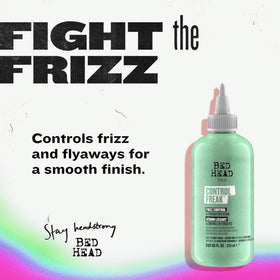 TIGI Bed Head pump dispensing serum to show amount control and smooth application