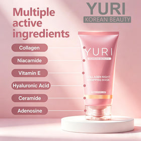 Tiglowa YURI mask open texture demonstrating soft sheet and hydration