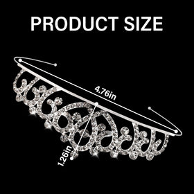 Tihebax close-up of rhinestones on crown highlighting durable shine