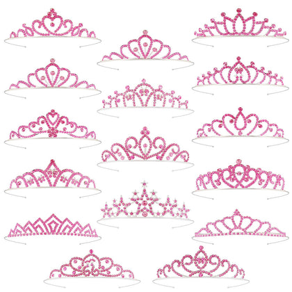 Tihebax front packaging showing pink tiaras, clear set presentation and easy selection