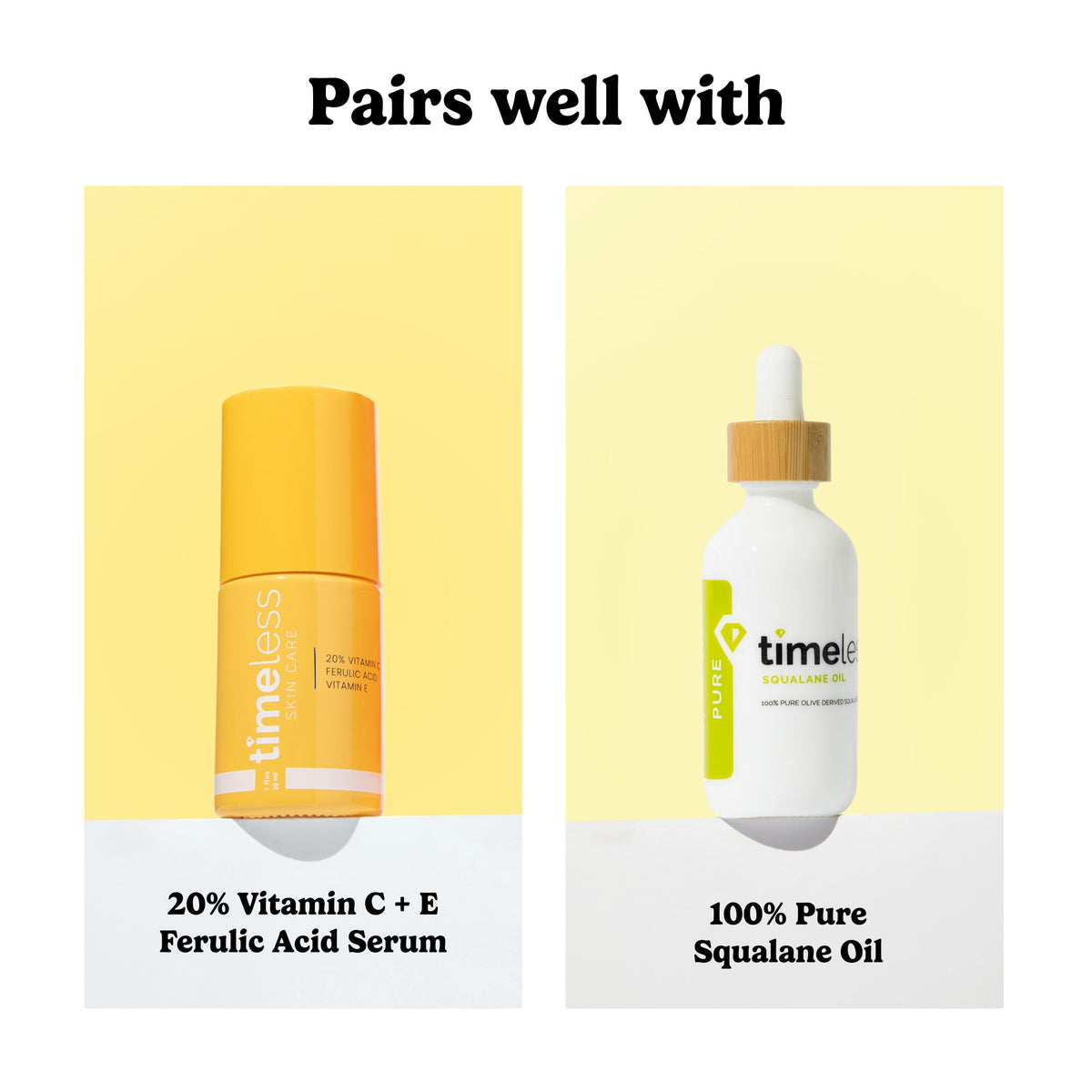 Timeless Skin Care product on bathroom counter in routine setting showing daily use benefit