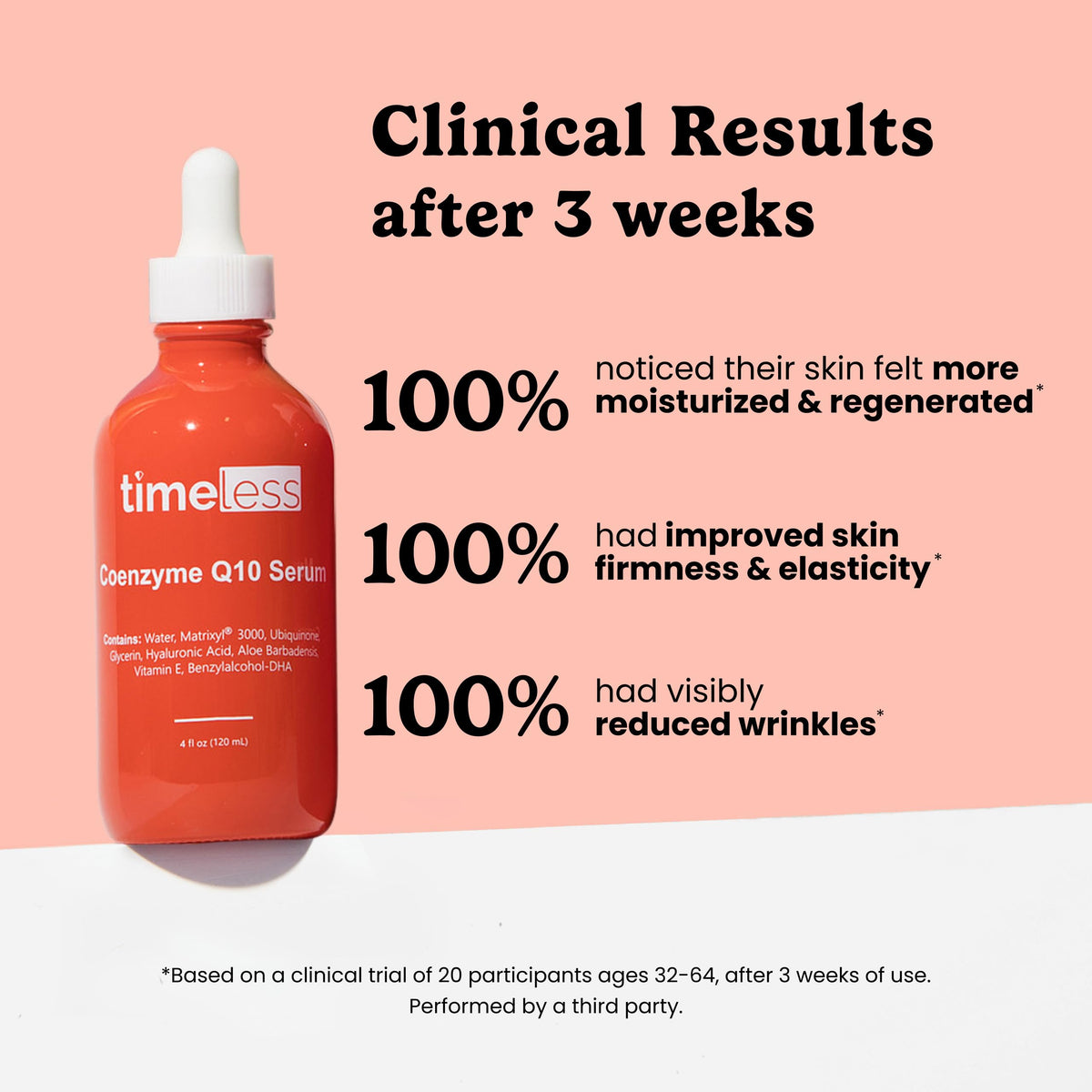 Timeless Skin Care serum drop texture close-up showing hydrating, lightweight feel
