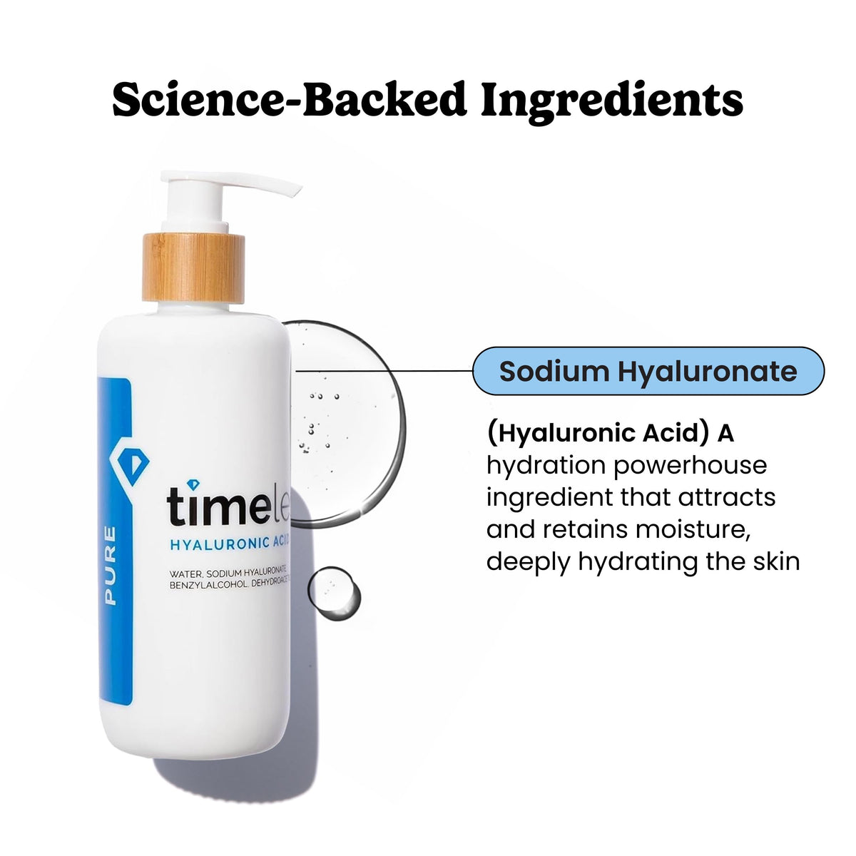 Timeless Skin Care pump dispensing serum for easy controlled application