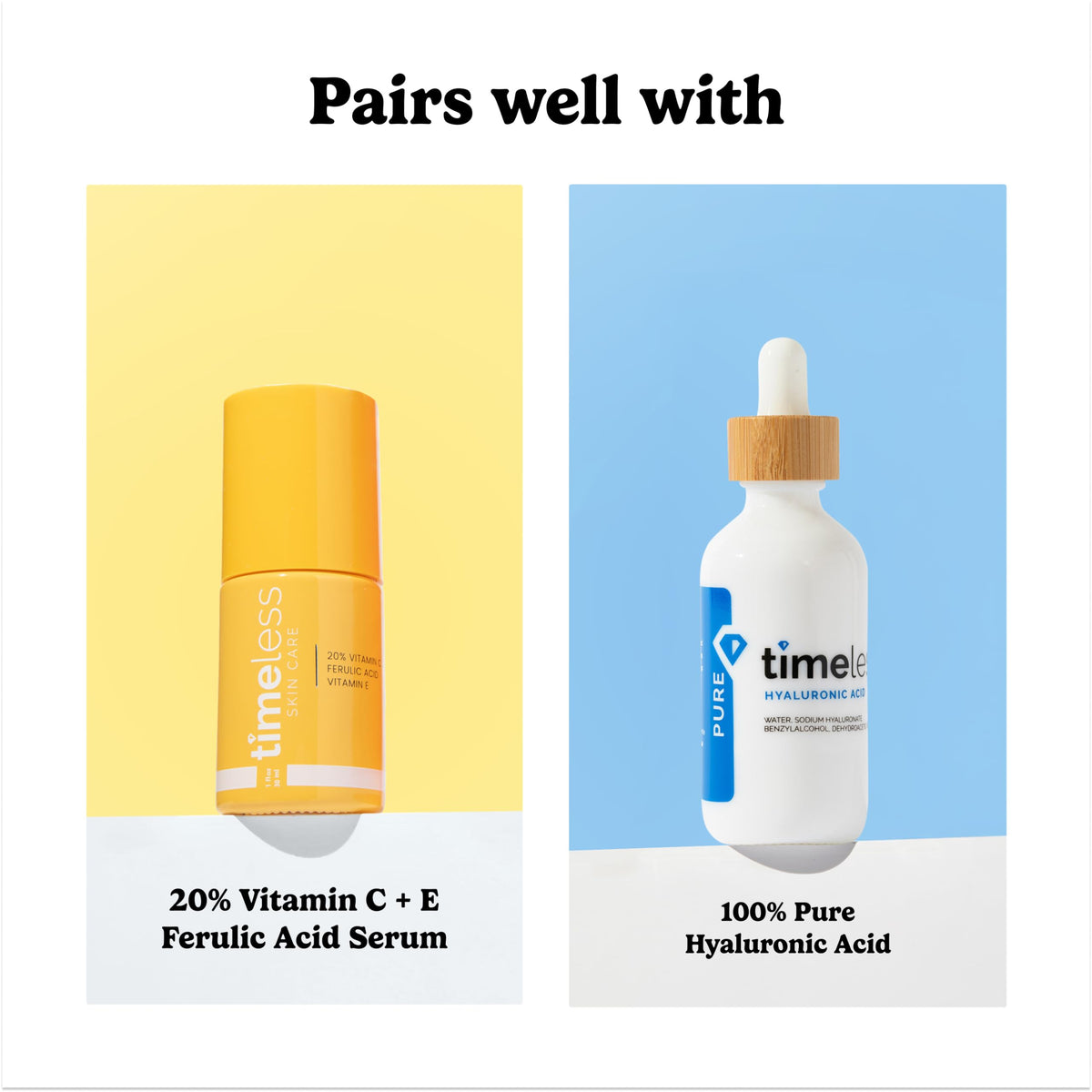 Timeless Skin Care lifestyle image of serum on bathroom counter for daily routine
