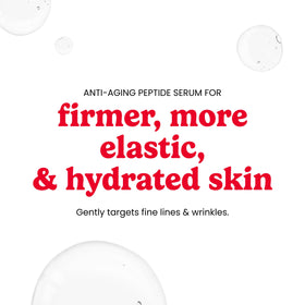 Timeless Skin Care label and ingredient list close-up showing peptide and HA benefit