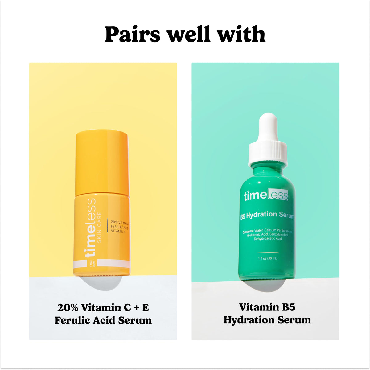 Timeless Skin Care mist with cucumber and aloe showcasing soothing ingredients