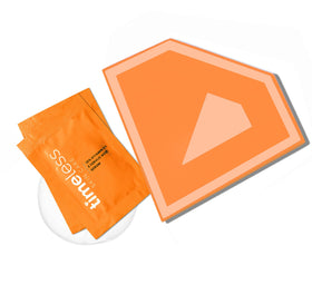 Timeless Skin Care pouch front packaging showing brand and benefits