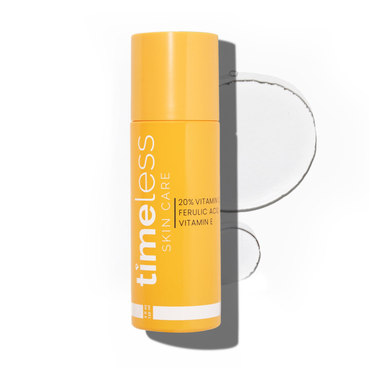Timeless Skin Care front bottle showing label and size, clear benefit visible