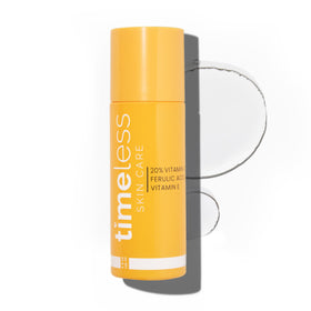 Timeless Skin Care front bottle showing label and size, clear benefit visible
