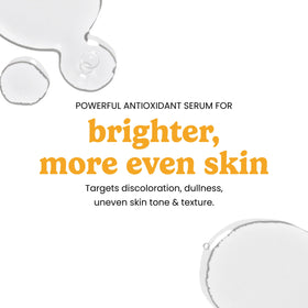 Timeless Skin Care bottle held in hand to show one-ounce size and scale