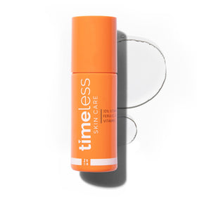Timeless Skin Care front packaging showing bottle and product name helping recognition