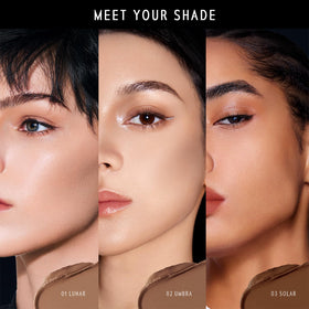 TIMEPHORIA applying contour to cheek, sculpts and defines features