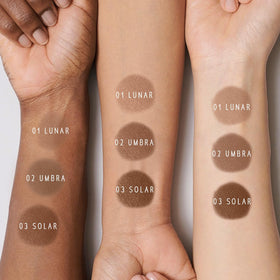 TIMEPHORIA contour stick in hand for scale showing compact, pocket-friendly size