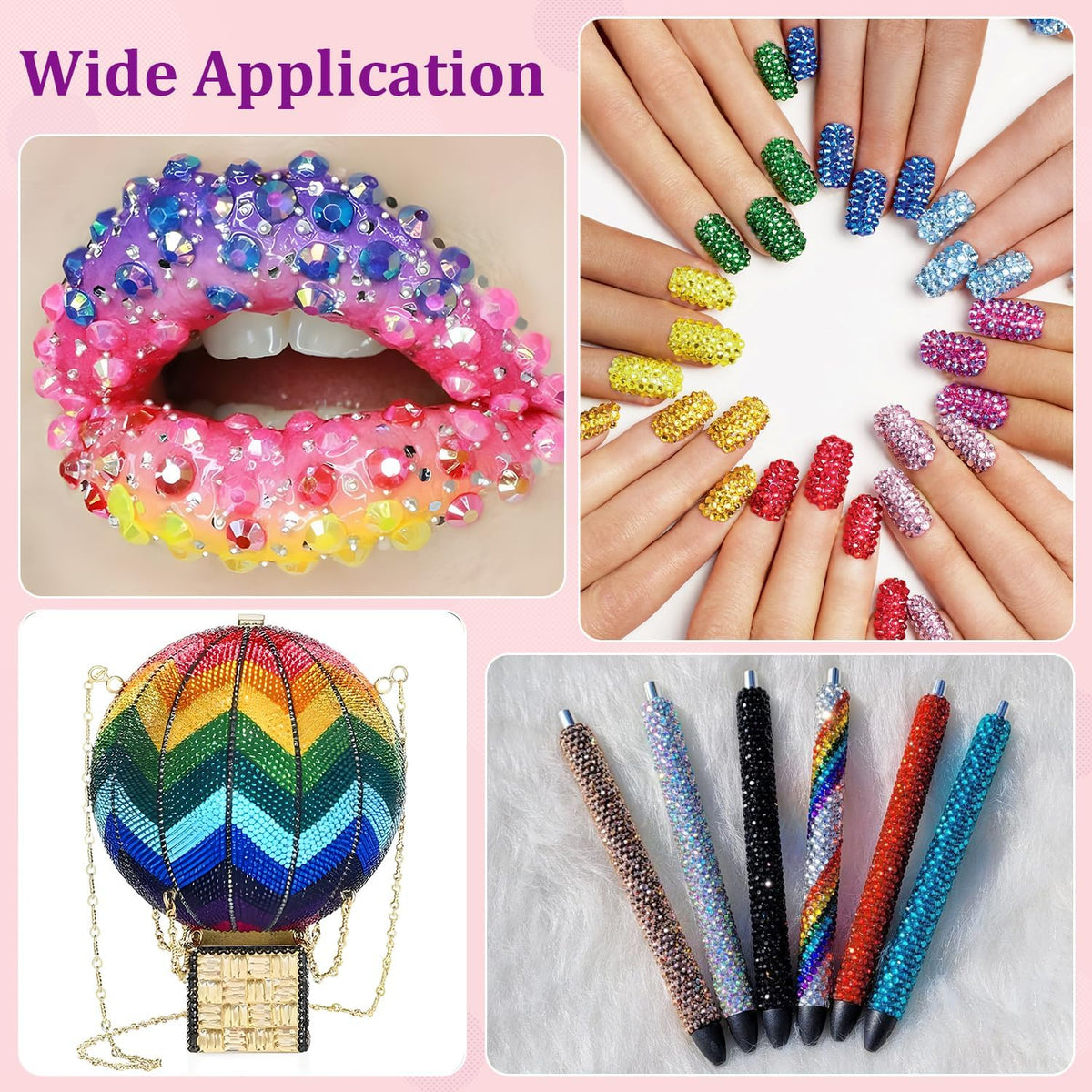 TINKRSTUFF tweezer and pickup pen set positioned with gems for precise placement
