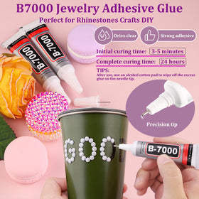TINKRSTUFF decorating stainless tumbler with gems benefit: durable decorative finish
