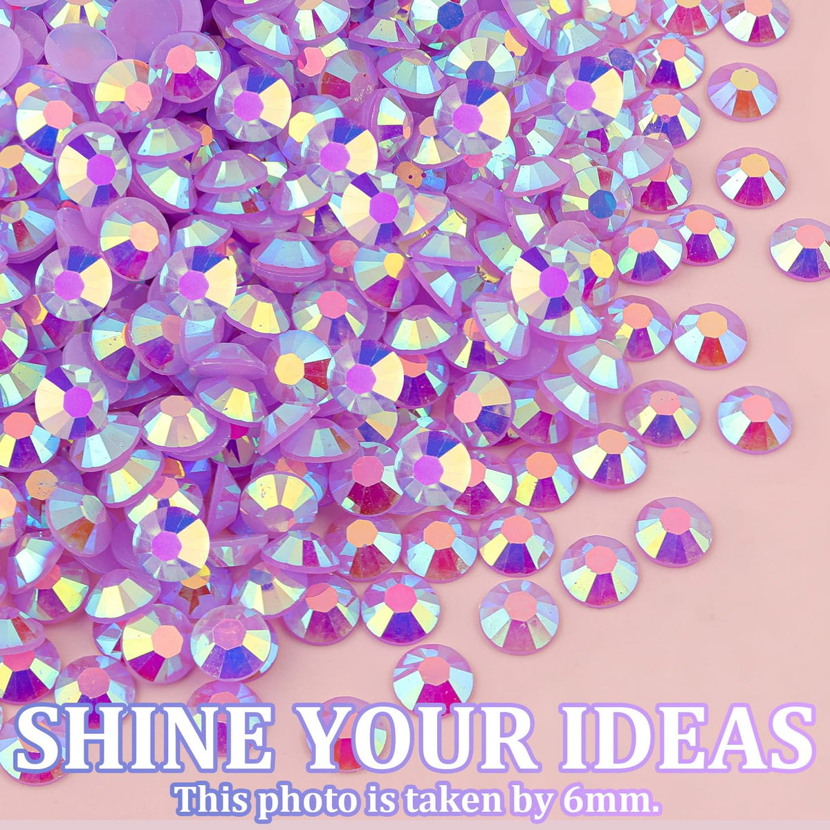 TINKRSTUFF open storage box with 24 grids, keeps rhinestones organized for large jobs