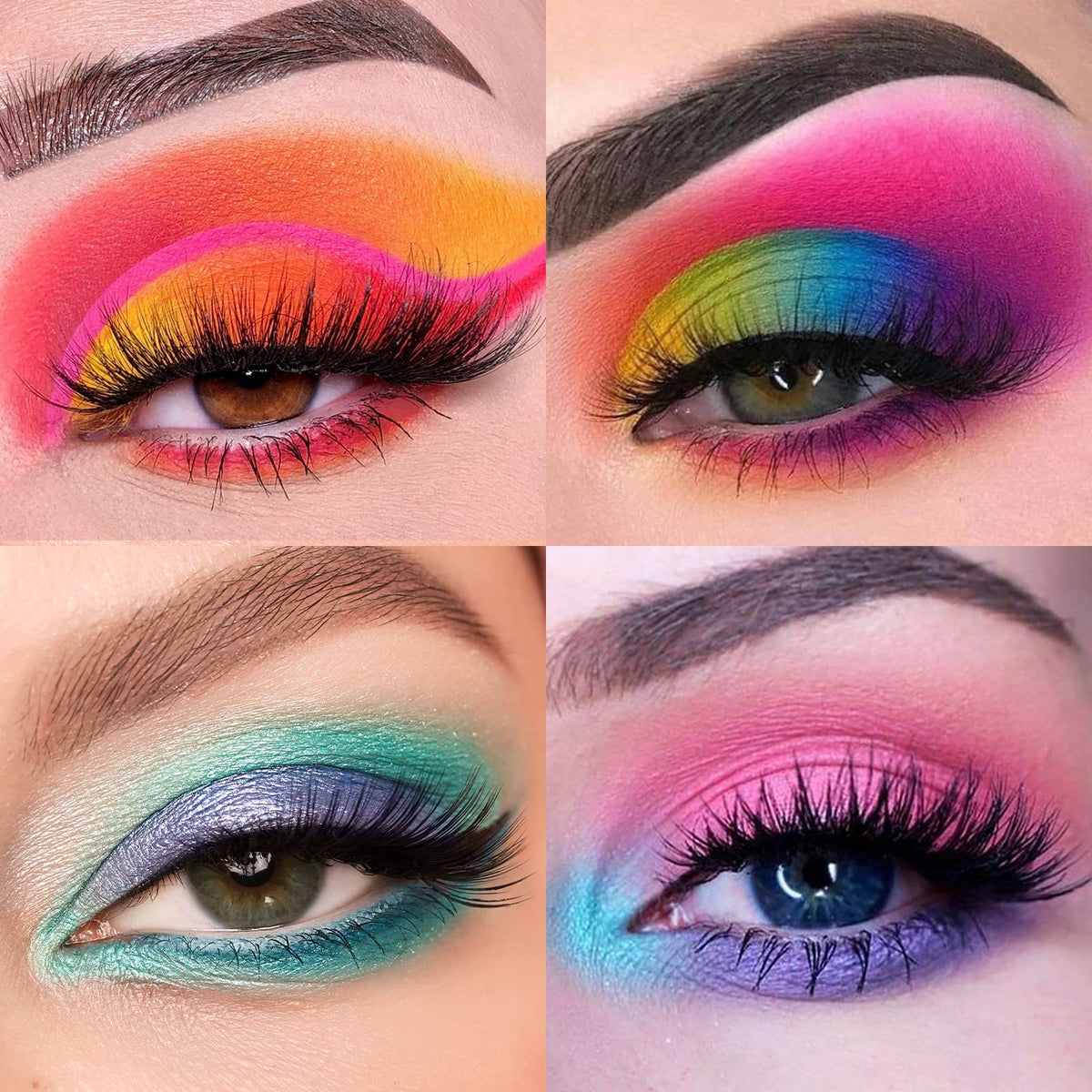 Tintark close-up swatches across arm displaying highly pigmented rainbow colors and finishes