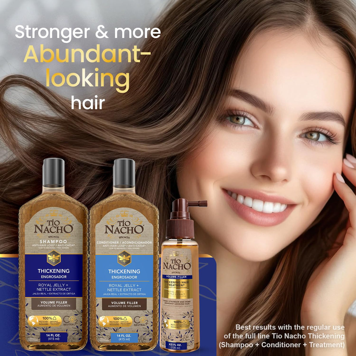 tio nacho conditioner pour texture showing creamy formula for added body