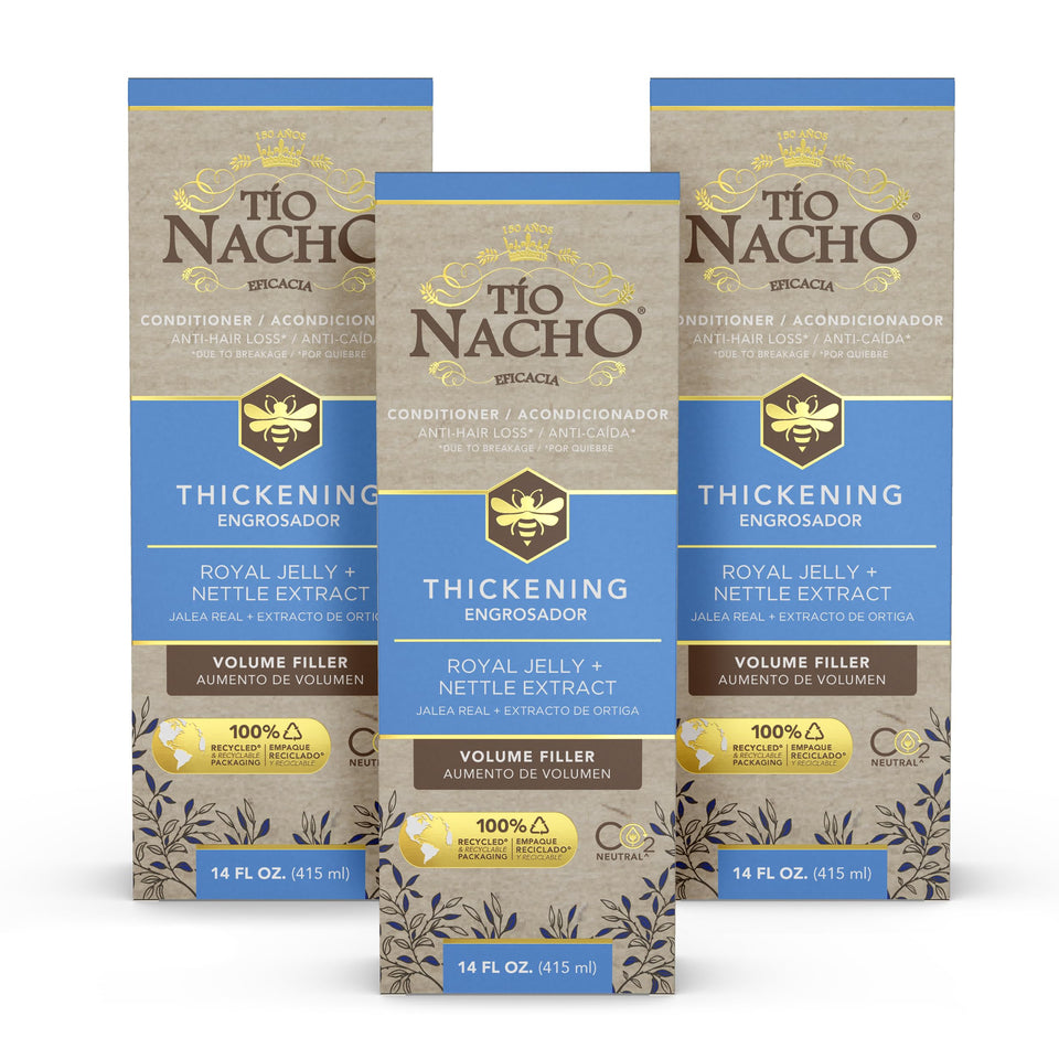 Tio Nacho front bottle showing packaging and volumizing benefit