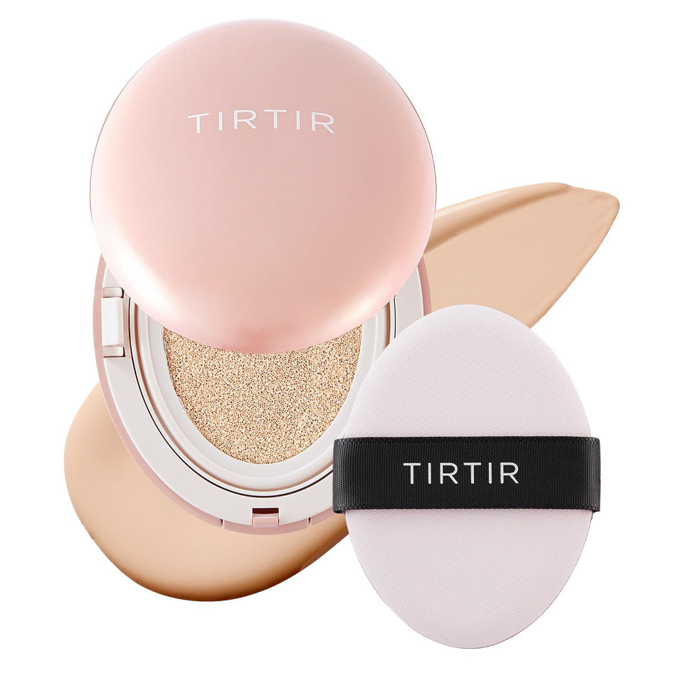 TIRTIR compact front view showing sleek design and portability benefit