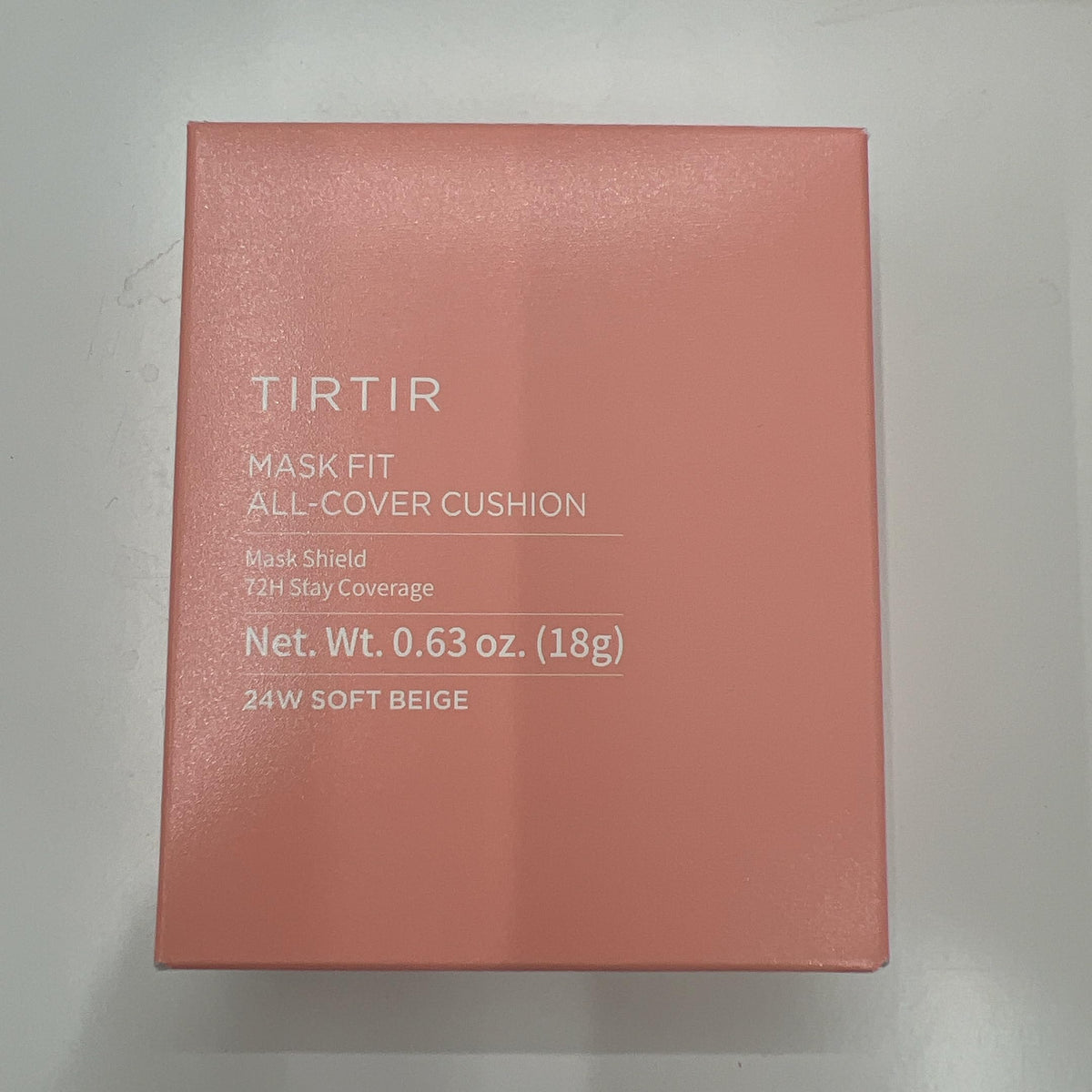 TIRTIR before and after cheek application showing redness correction and coverage