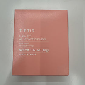 TIRTIR before and after cheek application showing redness correction and coverage