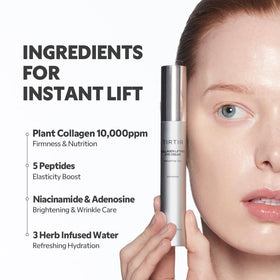TIRTIR being applied under eye demonstrating precise spot treatment