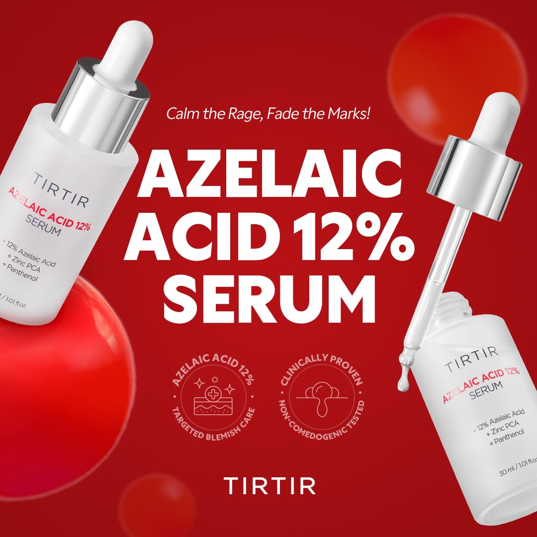 TIRTIR serum texture close-up showing lightweight consistency and quick absorption