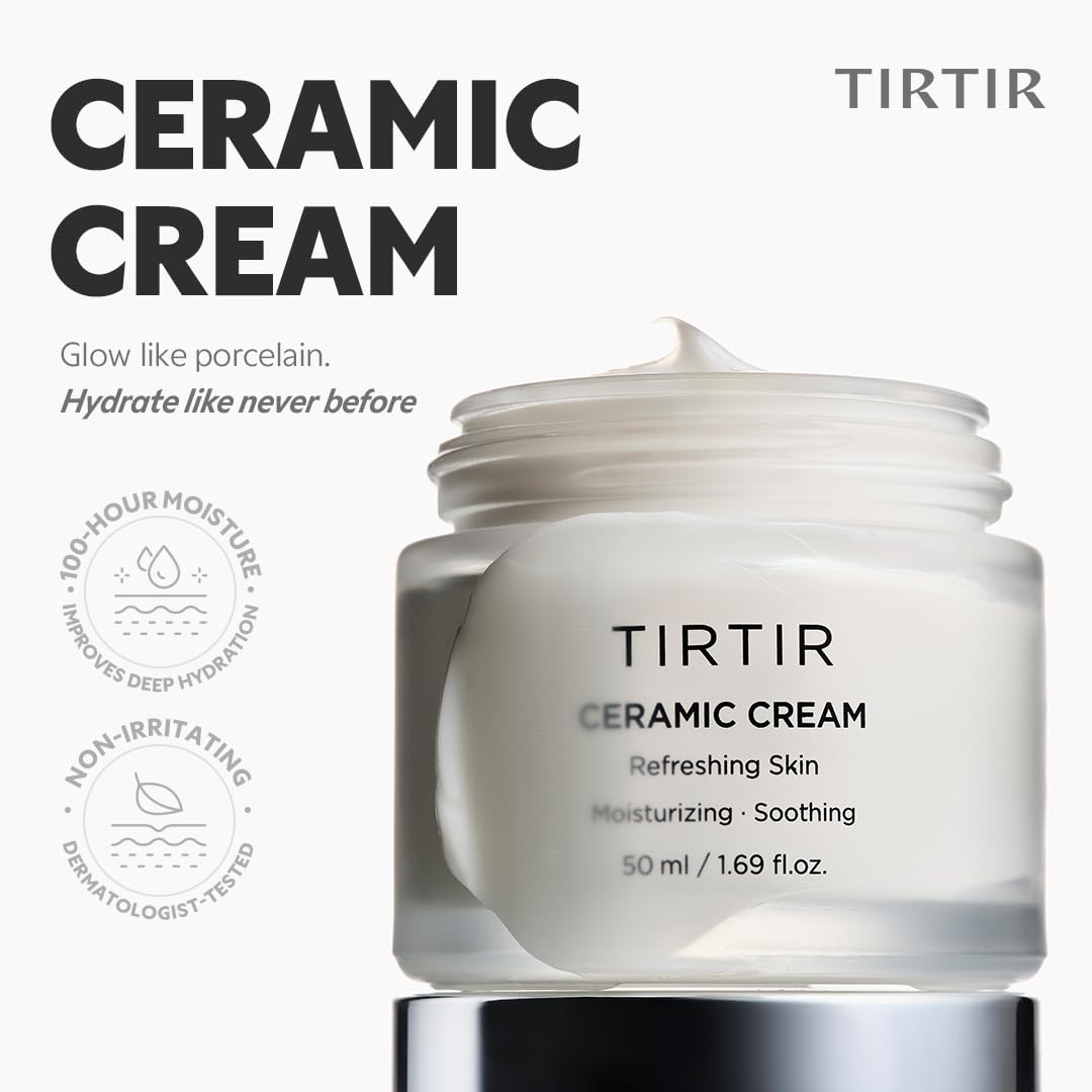 TIRTIR ingredients label displaying polyglutamic acid and plant extracts