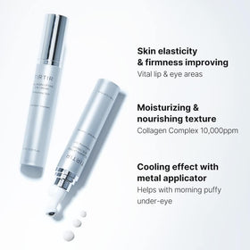 TIRTIR roller tip close-up highlighting metal applicator for cooling massage