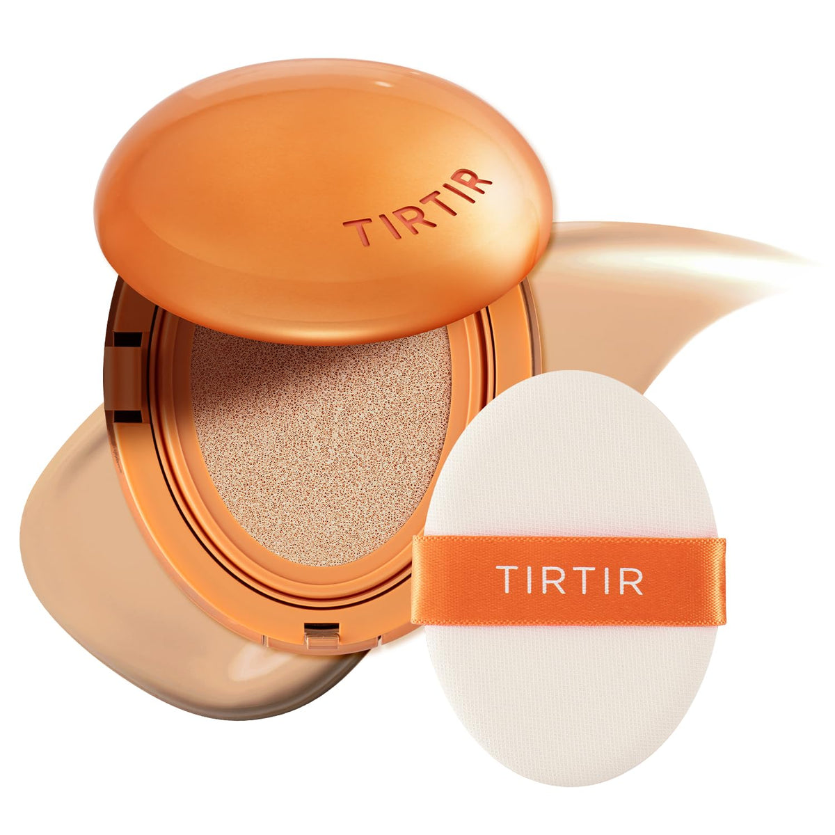 TIRTIR front packaging showing shade #24N Latte and compact benefits