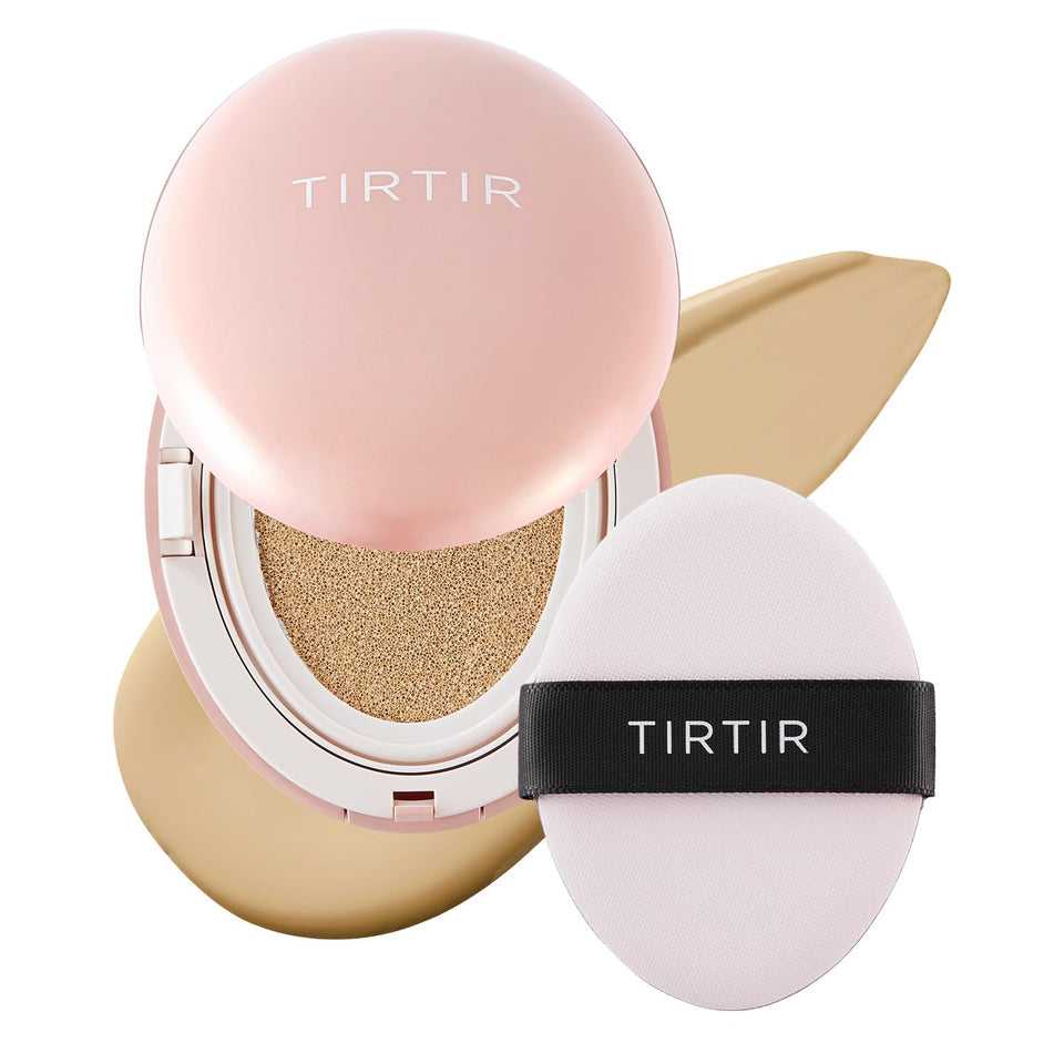 TIRTIR front packaging of cushion showing compact and branding for shelf appeal
