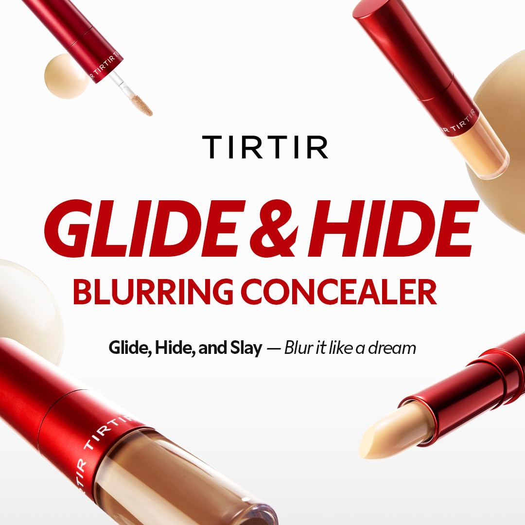 TIRTIR Glide&Hide liquid tip close-up, precise applicator for targeted concealing