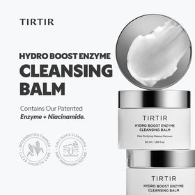 TIRTIR balm melting on skin during massage, demonstrates makeup removal benefit