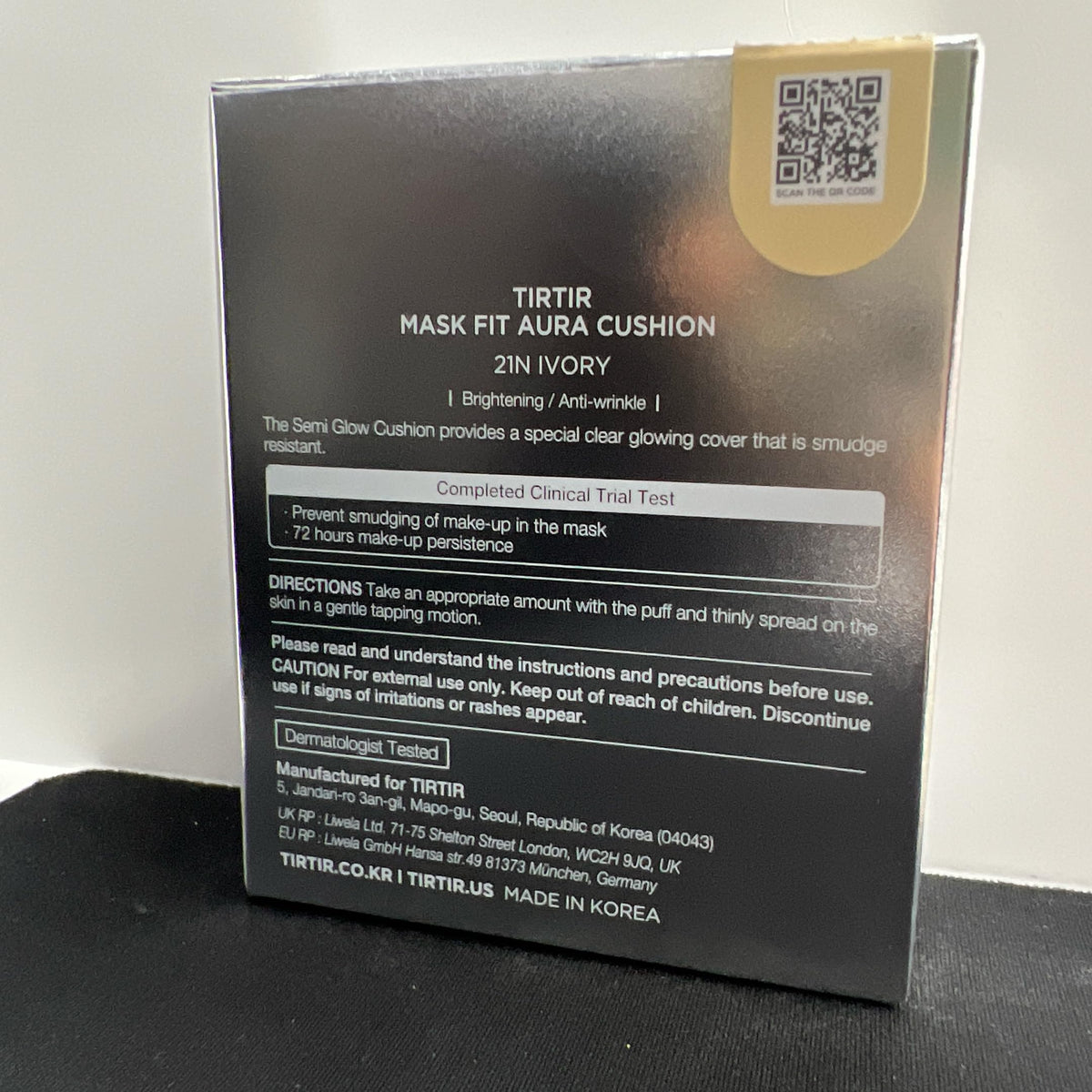 TIRTIR lifestyle shot in bag ready for on-the-go touch-ups benefit