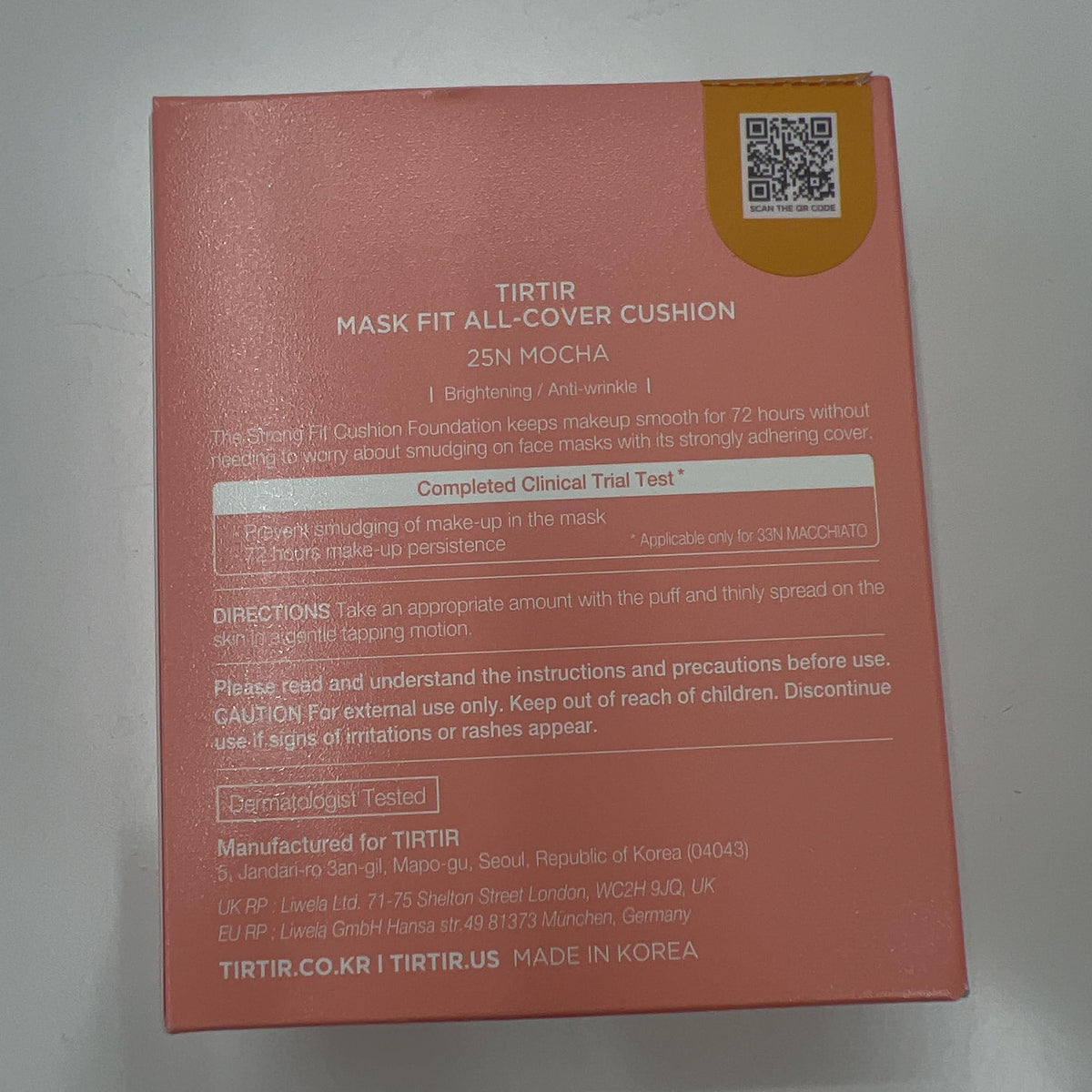TIRTIR lifestyle flatlay inside travel makeup bag showing versatile everyday use benefit