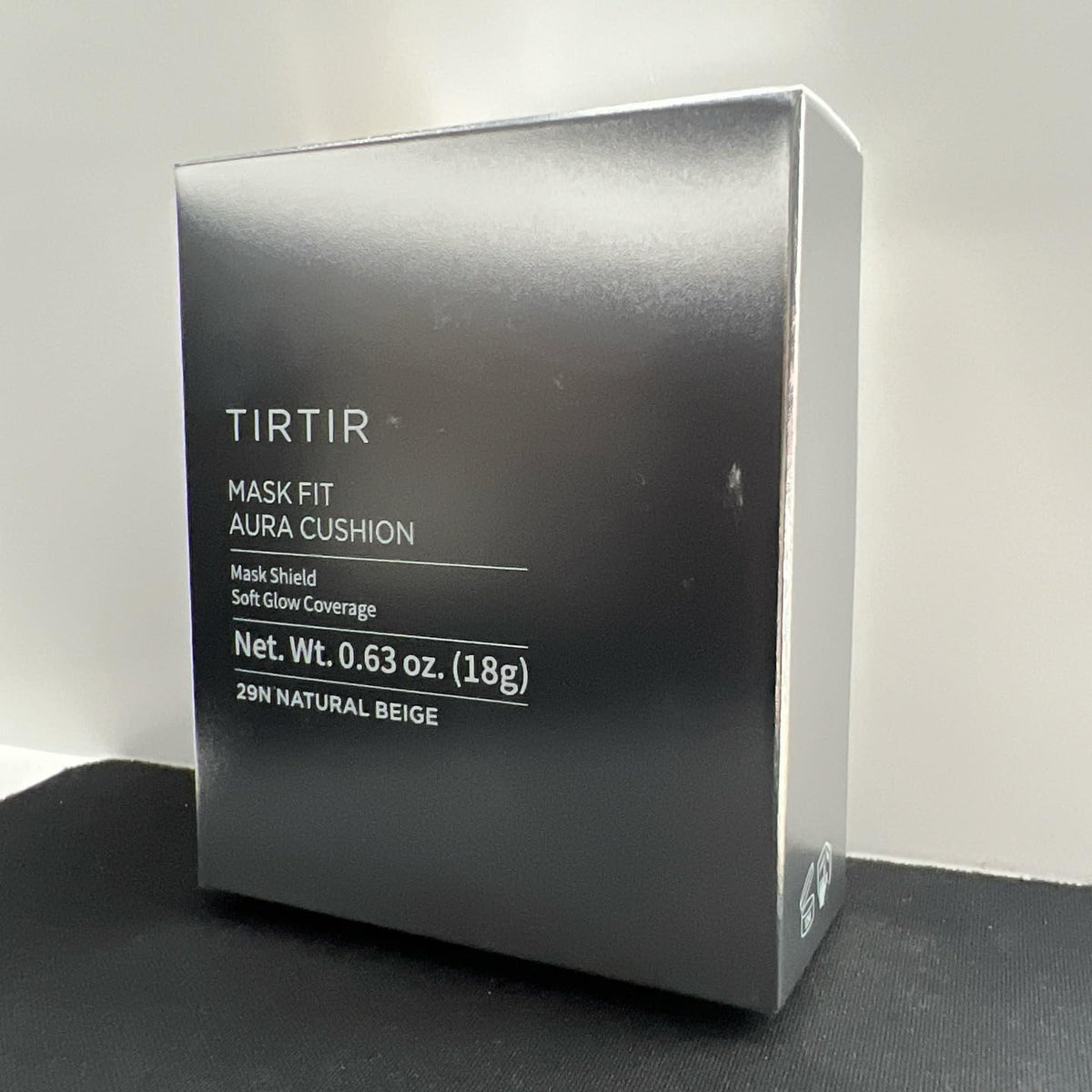 TIRTIR close-up of cushion surface showing breathable eco net texture benefit