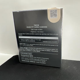 TIRTIR model applying cushion for natural coverage and luminous complexion