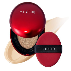 TIRTIR compact front view showing sleek design and brand detail for easy storage
