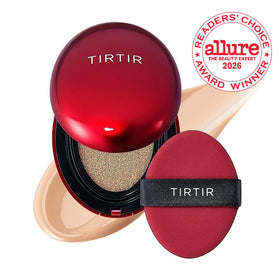 TIRTIR open compact with applicator sponge demonstrating easy application