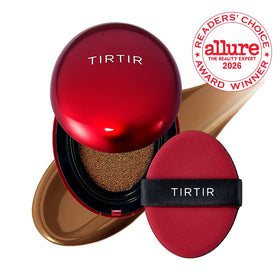 TIRTIR open compact revealing cushion sponge and foundation — easy application