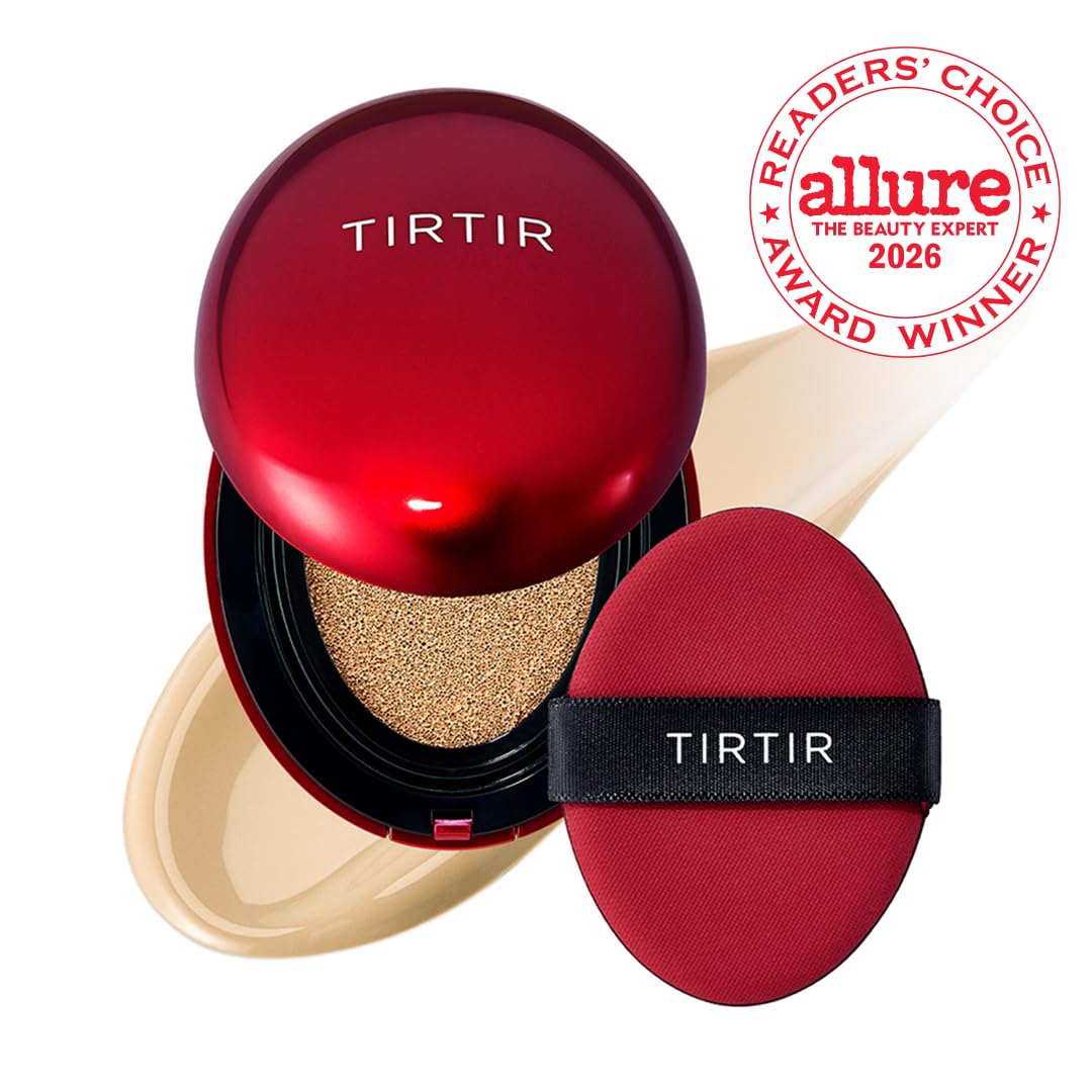 TIRTIR open compact with cushion and puff ready for quick, even coverage on the go