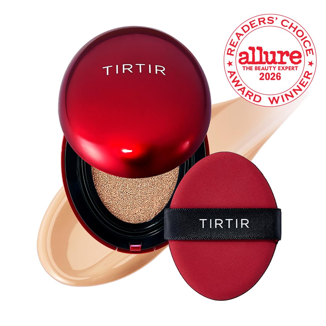 TIRTIR open cushion with puff demonstrating quick application convenience