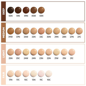 TIRTIR shade 29N sample patch on arm showing neutral medium match and coverage