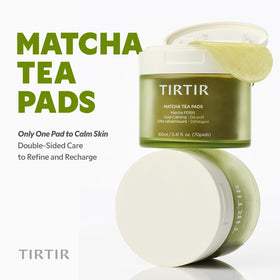 TIRTIR serum texture on fingertip illustrating hydrating, calming formula