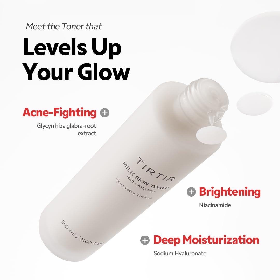 TIRTIR label and ingredients close view highlighting niacinamide ceramide rice extract benefits