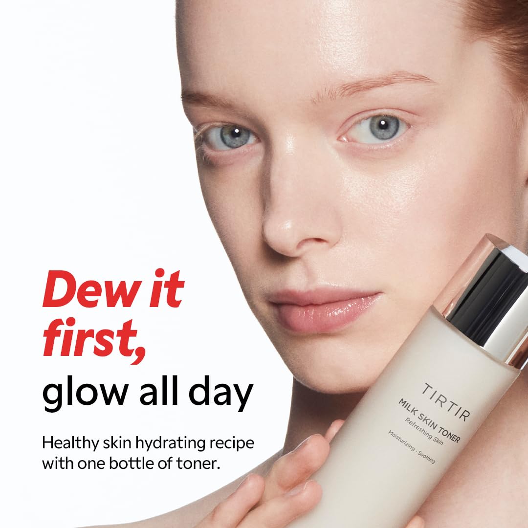 TIRTIR milky texture close-up showing smooth consistency and lightweight hydration
