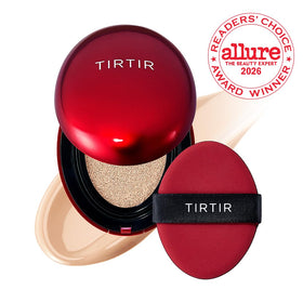 TIRTIR open cushion top view displaying sponge and product for easy touchups